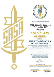 SASA Gold Certificate